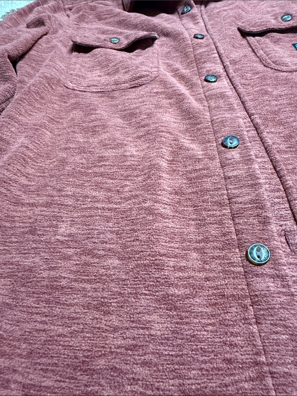Visalia Eco-Zy Ls Polar Flannel Long Sleeve Shirt Small View 4